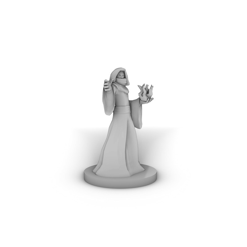 Human Male Sorcerer Tabletop DND Gaming Miniature