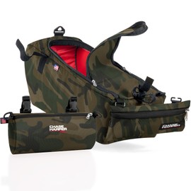 Chase Harper USA Ruckus Value Pack - 5000 Under The Seat Bag and 105000 Barrel Bag Bundle - Compatible with All Honda Ruckus Model Years - Woodland Camo Value Pack