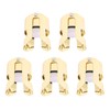 5Pcs Champagne Bottle Stopper Stainless Steel Champagne Sealer Plug Reusable