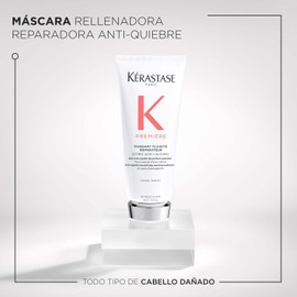 KÉRASTASE Premier Fondant Fluidite Reparateur Acondicionador Kérastase para Cabello Dañado Elimina la Sobredosis de Calcio que y Repara el Daño Con Ácido cítrico y Glicina 200ml