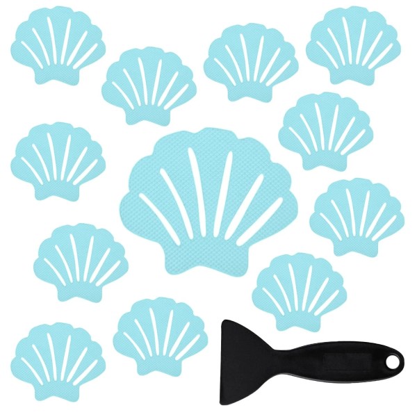 Secopad 12PCS Non-Slip Bathtub Stickers - Anti-Slip Shower Floor Decals,