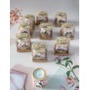 Ju's Favors Wooden Candle Holders Set of 10 for Baptism