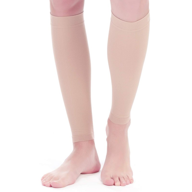 BSERA Calf Compression Sleeve Women, 2 Pairs 15-20mmHg Calf Support