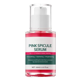 Pink Spicule Serum, Smoothing and Hydrating Face Serum, 30ml
