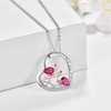 TANGPOET Flamingo Necklace Gifts for Women 925 Sterling Silver I
