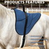LWITDOG Bareback Pad for Horses, Anti-Slip Horse Saddle Pad with