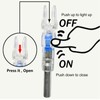 3PCS Archery Lighted Nocks Plastic Automatic with Switch 6.2mm Inner