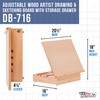 U.S. Art Supply Large 20-1/2" x 16" Wooden Drawing Board,
