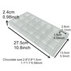 Goldbaking Square Chocolate Making Mould Polycarbonate Chocolate DIY Mold 21