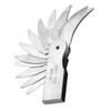 Stainless Steel Radius Fillet Gauge External Internal Concave Convex Measuring