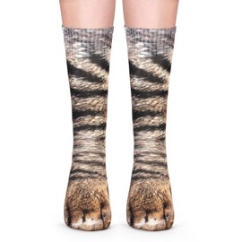 FreeNFond Funny Animal Paw Socks Gag Gifts for White Elephant Gift Exchange