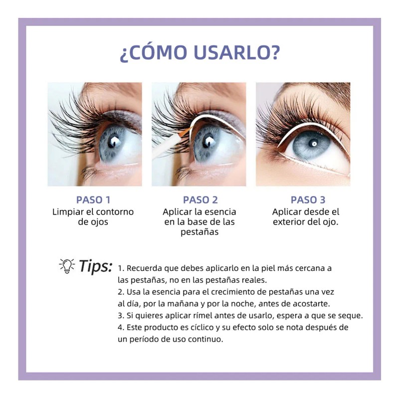 Da Suero For Ojos Con Rímel, Crecimiento De Pestañas