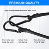 XIAOCHENG 36 inches Adjustable Bungee Cords with Hooks，Super Resilient，Easy to