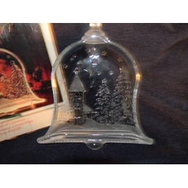 Celebrations Crystal Clear; 7" Bell of Christmas Crystal Clear Plate #312344