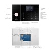 XUK Smart 4G/GSM/Wi-Fi Home Security Alarm System, 24-Piece Kit