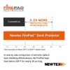 Newtex FirePad Deck Protector - Perfect for Fire Pits, BBQ,