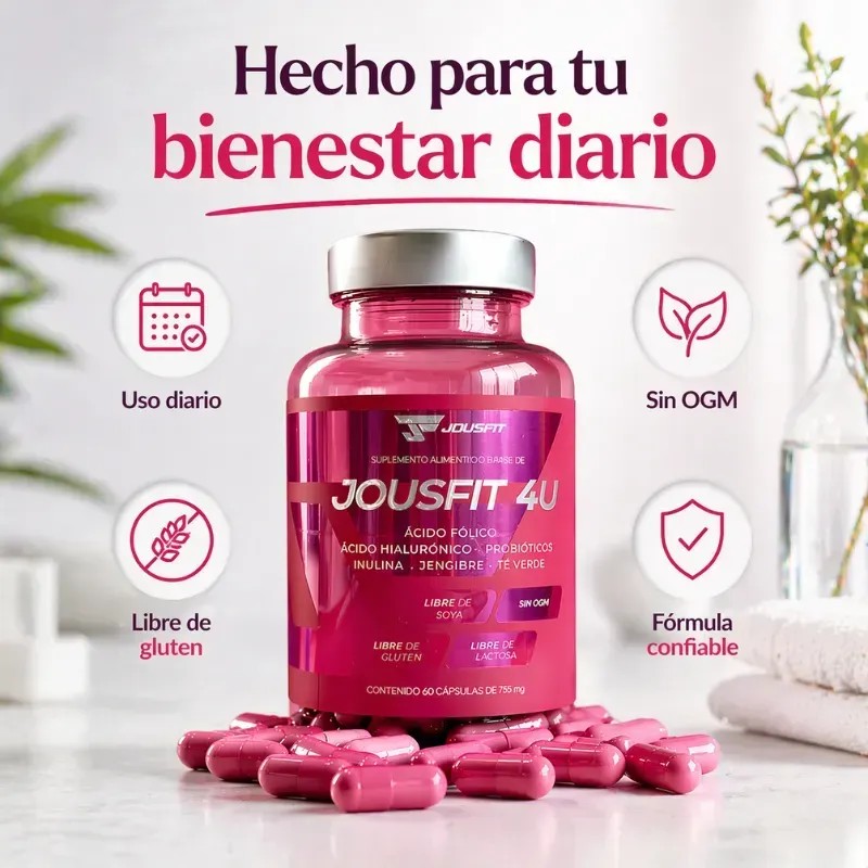 Cápsulas Compuestas De Ácido Fólico Y Probióticos Jousfit 4