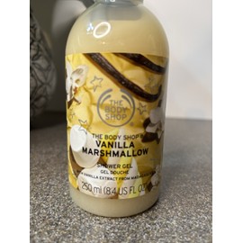 THE BODY SHOP Vanilla Marshmallow  Shower Gel 8.4 fl oz NEW