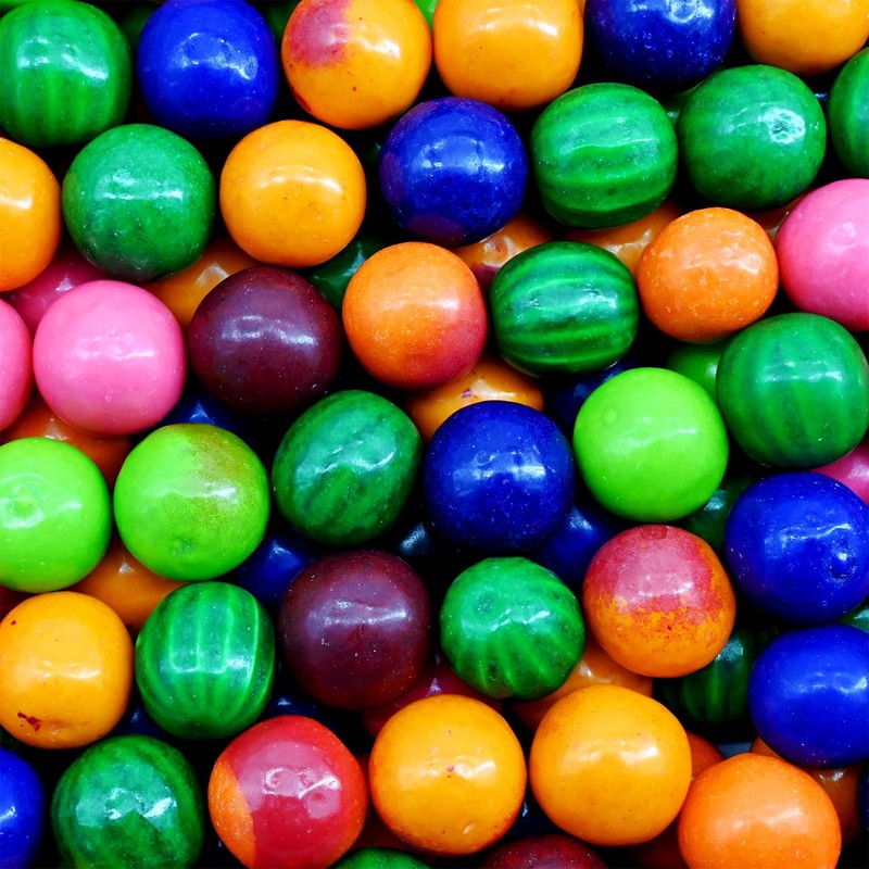 Candy Retailer 3/4 Inch Gumballs (Assorted 6 Flavors, 1 Lb)