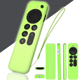 BVMGTT Remote Case for Apple TV Siri Remote 4K 2021-2023 (A2169 Only) | Anti-Slip Silicone Cover | Full Button Access | Lightweight Protection for Families, Kids/Pets & Travel