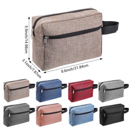 zisiueel 8 Pcs Travel Toiletry Bag for Men and Women Waterproof Grooming Bag Portable Cosmetic Storage Makeup Pouch Organizer with Large Capacity Groomsmen Gifts for Wedding Day