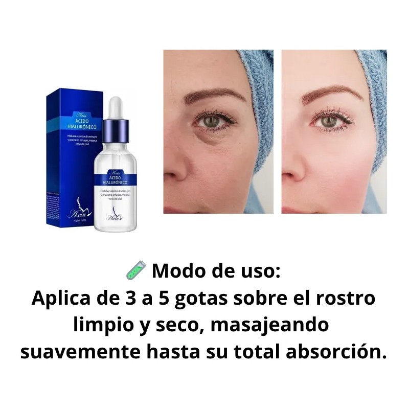 2pz Acid Hialurónic Axiu Serum Facial Hidratante Antiarrugas