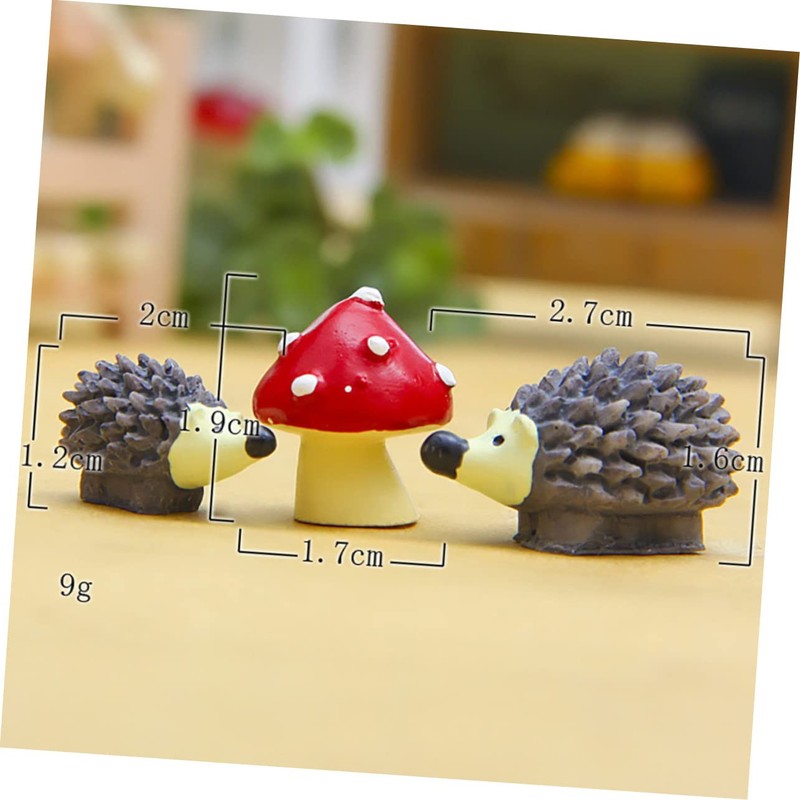 CIYODO Garden Micro Landscape Ornament 3 Sets of Resin Miniature