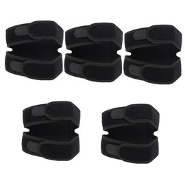 Mobestech 5pcs Knee Brace for Sports Lightweight Knee Support Strap for Cycling Running Fitness Comfortable Breathable Design Patella for Men Women