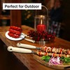 Atigrado 4 Pcs 32 inch Marshmallow Roasting Sticks - Stainless