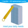 BOXOB 30 Count Fluffy Duster Refills, Reusable Microfiber Heavy Duty