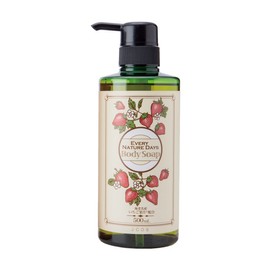 Jacos EVERY Nature DAYS Strawberry Body Soap, Strawberry & Floral, 16.9 fl oz (500 ml)