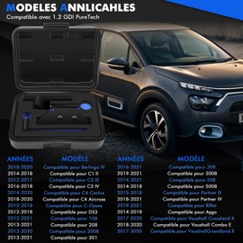 KAOLALI Engine Adjustment Tool Compatible with Peugeot Citroen Berlingo IV C1 C3 C4 DS3 108 208 2008 301 308 3008 508 5008 Partner Rifter Motor Timing Tool Compatible with Opel