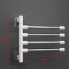 IKAAR Swivel Towel Rail Bath Rack Wall Mounted Towel Rack