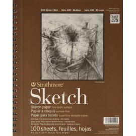 Strathmore Series 400 Sketch Pads 9 In. X 12 In. - 2 pack - 100 Pgs Each