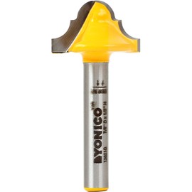 Yonico 13021q Yonico 13021q 3/16" Radius Double Roman Ogee Groove Router Bit 1/4" Shank