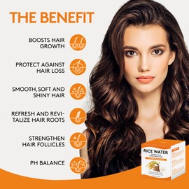 Pubpok Rice Water Shampoo Bars and Conditioner Set for Hair Growth, Organic Ginger Shampoo Bar for Anti-Hair Loss, Strengthening & Nourishing Soap, PH Balanced, Paraben Free & Silicone Free