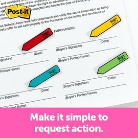 MMM684SH - Post-it Arrow Message 1/2amp;quot; Flags by Post-it