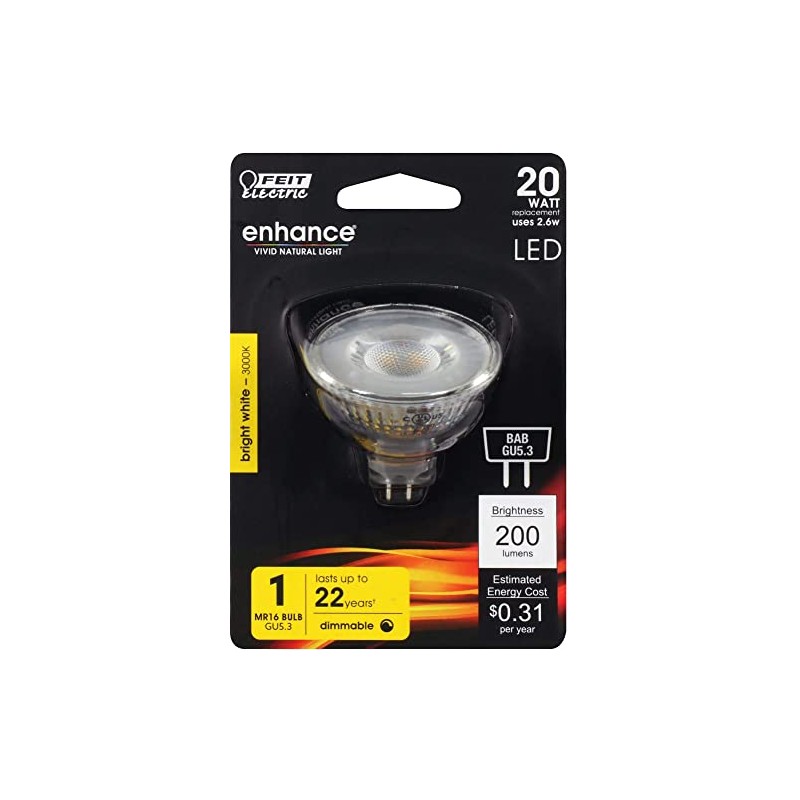 Feit Electric BPBAB/930CA MR16 3K 12V LED
