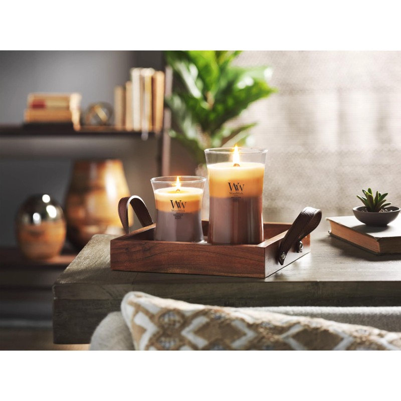 WoodWick Café Sweets Medium Hourglass Trilogy Candle 9.7 oz.