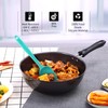 HOTEC 600℉ Heat Resistant BPA-Free Silicone Rubber Spatula Set,Kitchen Cooking