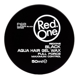 Redone Hair Styling Aqua Wax Black 50ml | Gel Wax | Lime Scent | Extra Hold | Men & Women Hair Wax | Long Lasting | Shiny Look | Maximum Control