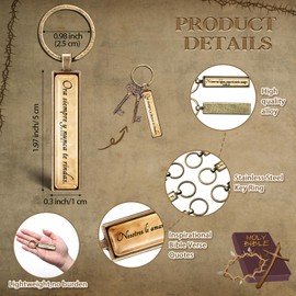 Fumete 20 Pcs Spanish Christian Keychains Llaveros Cristianos En Español Bible Verse Religious Keychain Inspirational Gifts