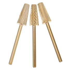 JECOMPRIS 3pcs Nail Art Drill Bits Women Nail Polishing Drill Bits Manicure Nail Tools for Home Nail Salon