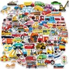 200PCS Vehicle Stickers for Kids – Cars, Trucks, Buses &