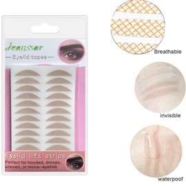 280Pcs x 5MM Invisible Eyelid Tapes Stickers (One-sided Sticky), Ultra-Thin Long-Lasting Double Eyelid Tape, Instant Eye Lid lift Without Surgery, Perfect for Hooded, Drooy Uneven Eyelids