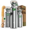 Blockhütte® Premium Stainless Steel Insulated Drinking Bottle, Leak-Proof, Includes Free