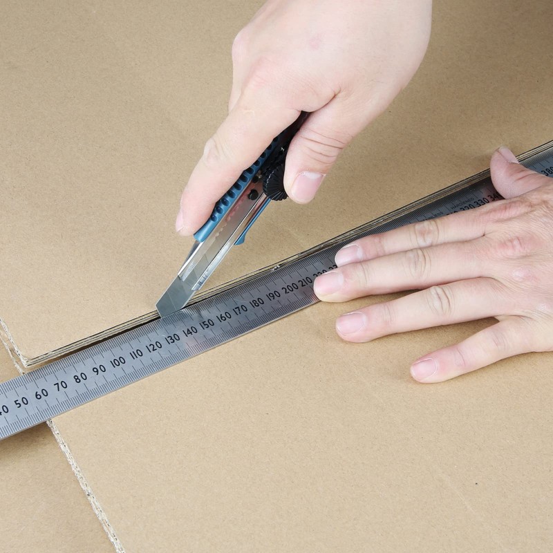 SN-KNIFE 2PK Wheel-Lock Heavy-Duty Snap Off Utility Knife