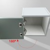 180 Degree Hinges Frameless Cabinet Doors Hinges Concealed Hydraulic Adjustable