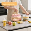 Ouqiesli Cute Small Lunch Bag Insulated Lunch Tote Bag Lunch