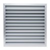 Fits 24x24 Wall Opening Anodized Aluminum Exterior Wall Vent by